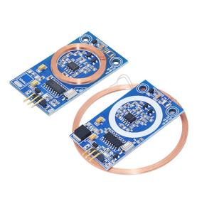 Učebný modul identifikačnej karty RFID čítacia karta 5V 12V výstup I/O portu 125K rádiofrekvenčný mikrokontrolér prístupová karta potiahnutím prstom pre domácich majstrov