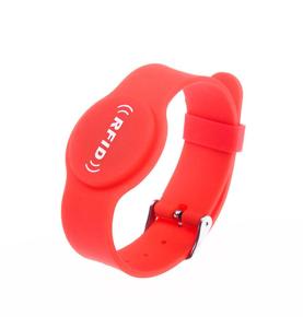 RFID silikónový okrúhly náramok na hodinky