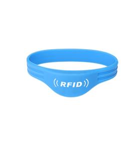 RFID silikónový dvojdrôtový polkruhový náramok