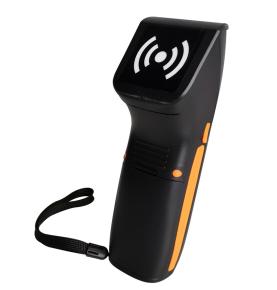 Prenosná bluetooth ručná čítačka UHF RFID s nastaviteľnou vzdialenosťou 4 metre 860-960 MHz 30 dBm pre inventár