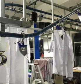 Riešenie riadenia linky na výrobu odevov RFID