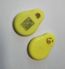 2,4G RFID ušné štítky na počítanie krokov dobytka a oviec a meranie teploty, ušné štítky na počítanie krokov a meranie teploty RFID, ušné štítky na chov zvierat s aktívnou kartou 2,4G RFID