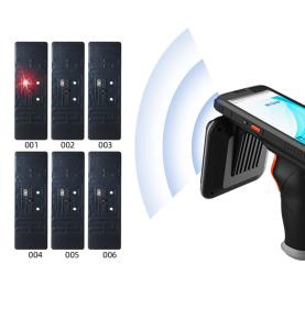 rfid svetelný elektronický štítok ultra vysokofrekvenčné UHF pasívne LED svetlo vyzve na umiestnenie a nájdenie predmetov anti-kovová ochrana proti manipulácii