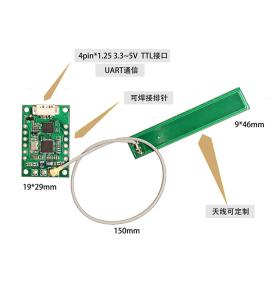 Modul čítania a zápisu NFC Modul čítacej hlavy modulu NFC podporuje modul čítania kariet 14443A/B