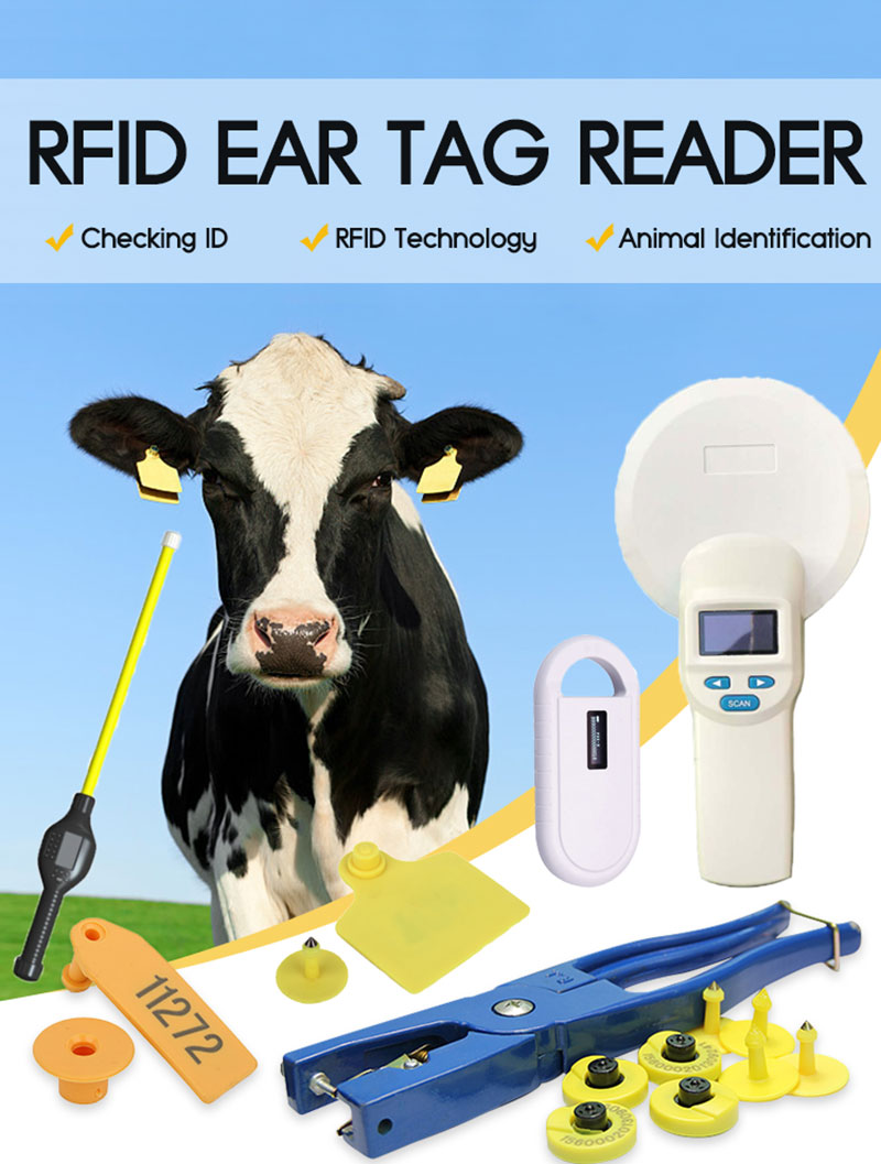 134,2 kHz nízkofrekvenčná čítačka RFID značiek zvierat