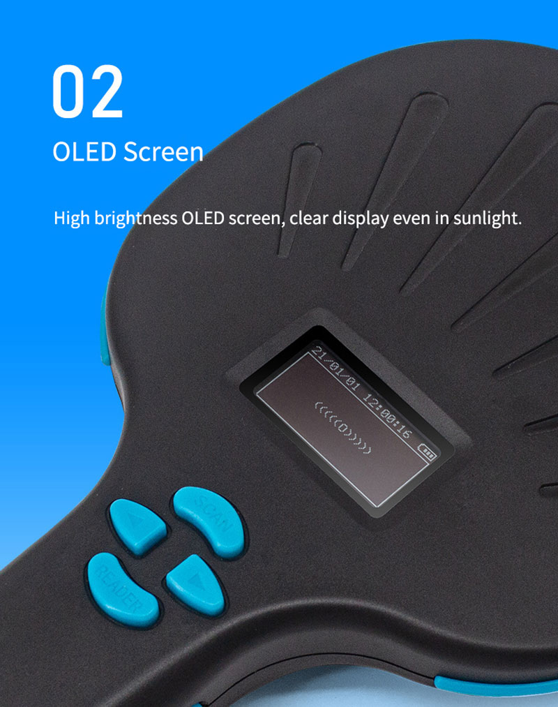 Viacfunkčná ručná čítačka značiek RFID 3