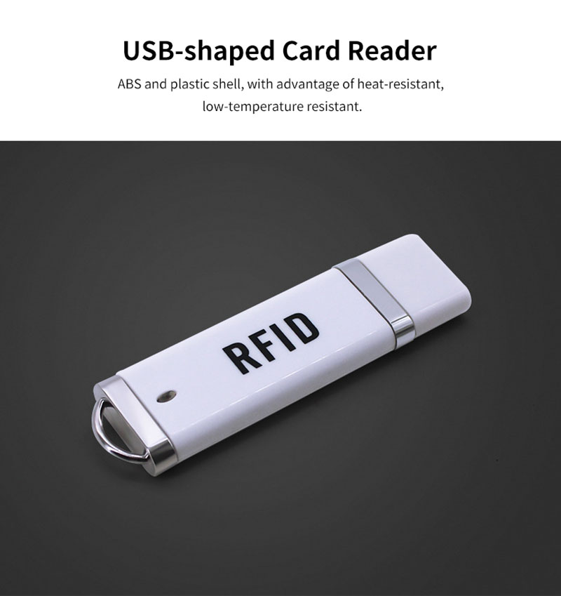 Čítačka mini kariet RFID v tvare USB 2