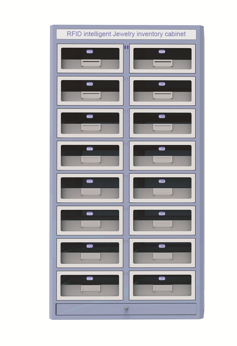 Výrobcovia inteligentných skriniek na inventarizáciu vzácnych kovov RFID Ultra-vysoká frekvenčný inteligentný inventár cenností