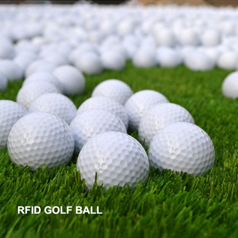 Výpredaj 2-vrstvovej loptičky RFID Uhf Golfová loptička s čip Alien H3 pre sledovanie a správu2