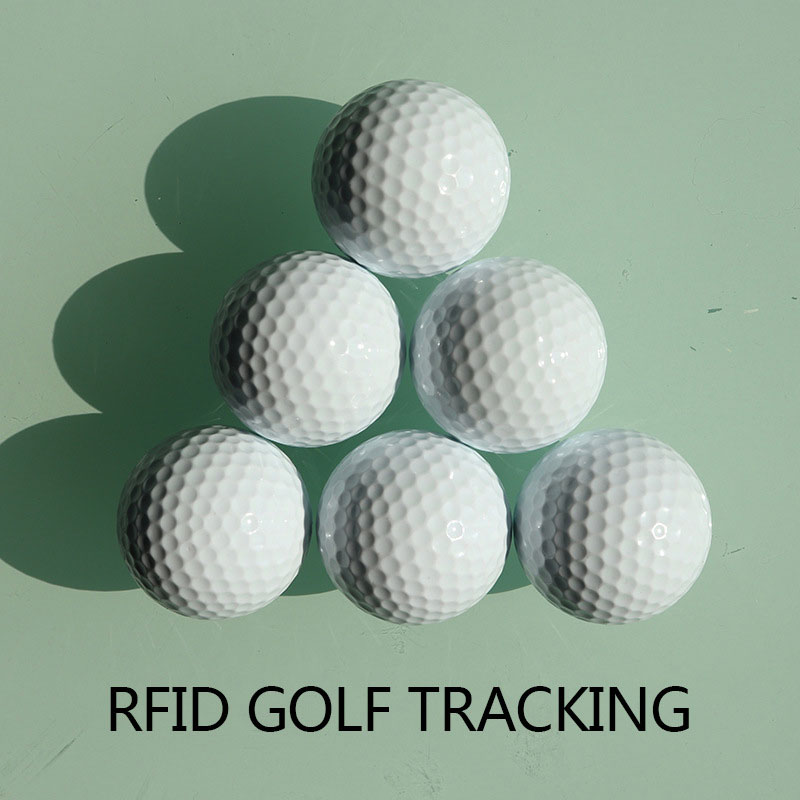 Výpredaj 2-vrstvová loptička RFID Uhf Golfová loptička s čip Alien H3 pre sledovanie a správu3