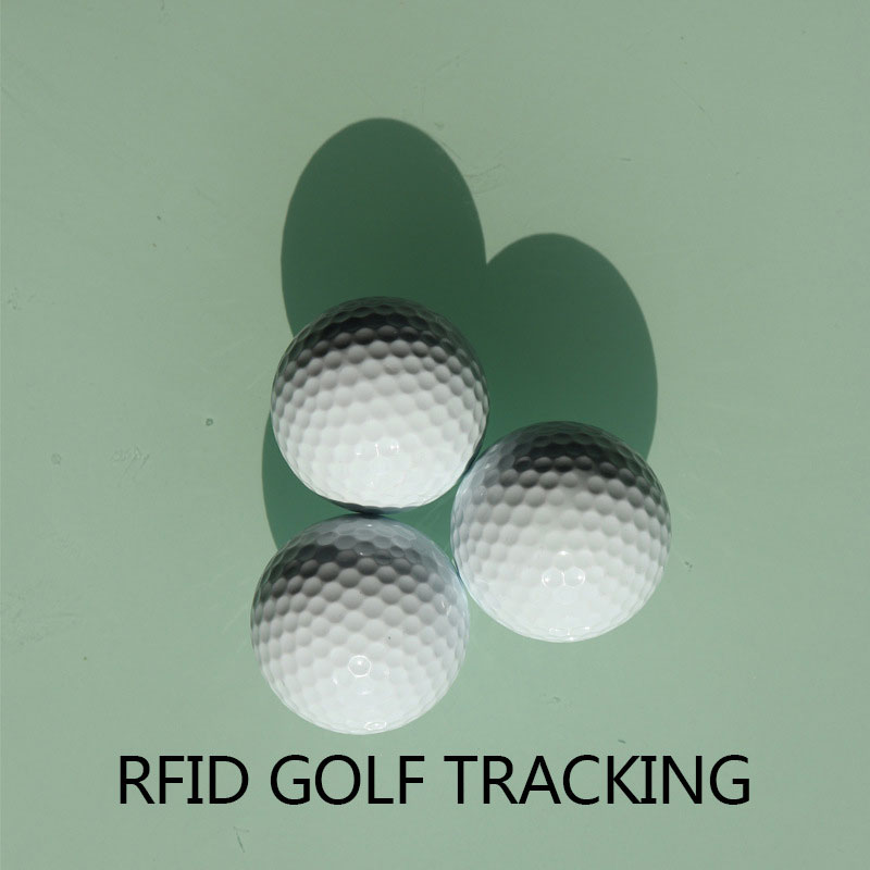 Výpredaj 2-vrstvová loptička RFID Uhf Golfová loptička s čip Alien H3 pre sledovanie a správu4
