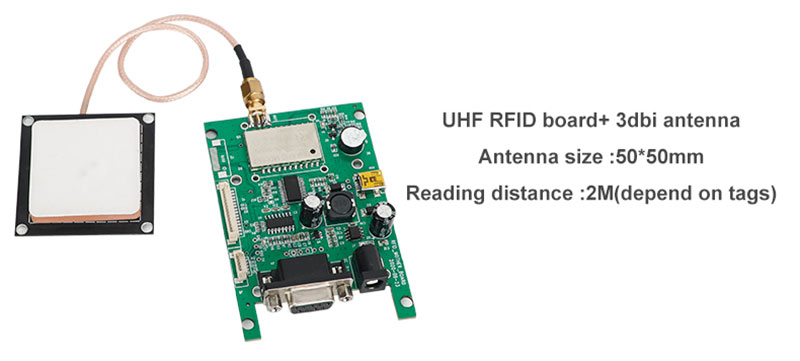 Jednokanálový RFID čítací modul UHF rádiová frekvencia identifikačný mobilný telefón počítač vstavaný modul čítačky kariet UHF5