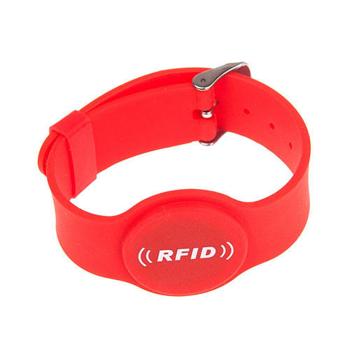 RFID silikónový okrúhly náramok na hodinky so sponou 2