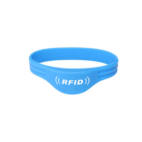 RFID silikónový dvojdrôtový polkruhový náramok 5