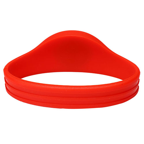 RFID silikónový dvojitý drôtený polkruhový náramok 4