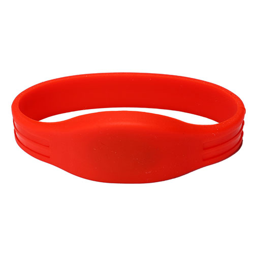 RFID silikónový dvojitý drôtený polkruhový náramok