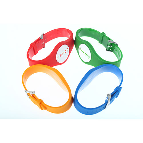Prispôsobený náramok RFID z mäkkej gumy z PVC 2