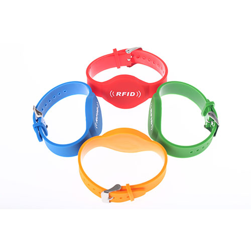 Prispôsobený náramok RFID z mäkkej gumy z PVC OEM 3