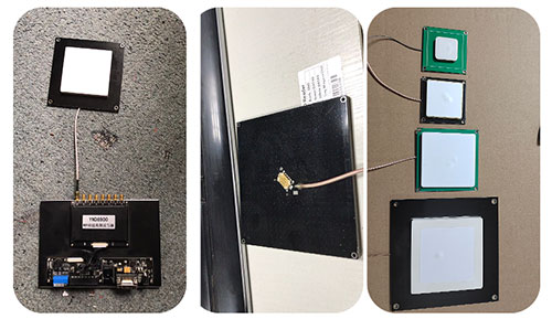 915 kruhová polarizácia UHF rfid keramická anténa PCB diaľkový SMA/TNC konektor UHF čítačka anténa 4