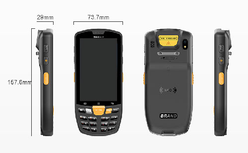 Priemyselné skenovanie čiarových kódov PDA NFC skladové zásoby ERP WMS 3