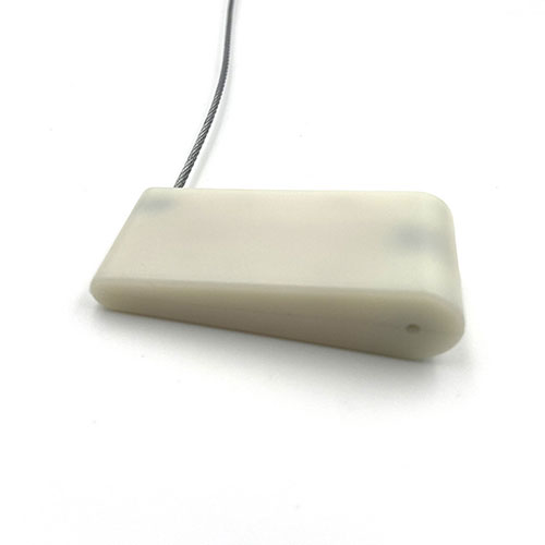 RFID pečať z oceľového drôtu na jedno použitie UHF G2im+ čipový laser logo štítok káblovej spony elektronické štandardné tesnenie 2