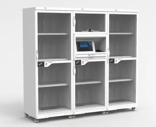 Skriňa na správu inteligentného zdravotníckeho spotrebného materiálu RFID UHF