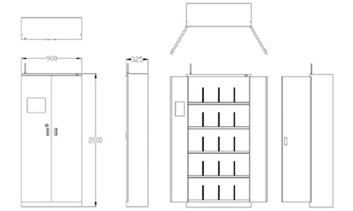 Inteligentná kartotéka RFID UHF