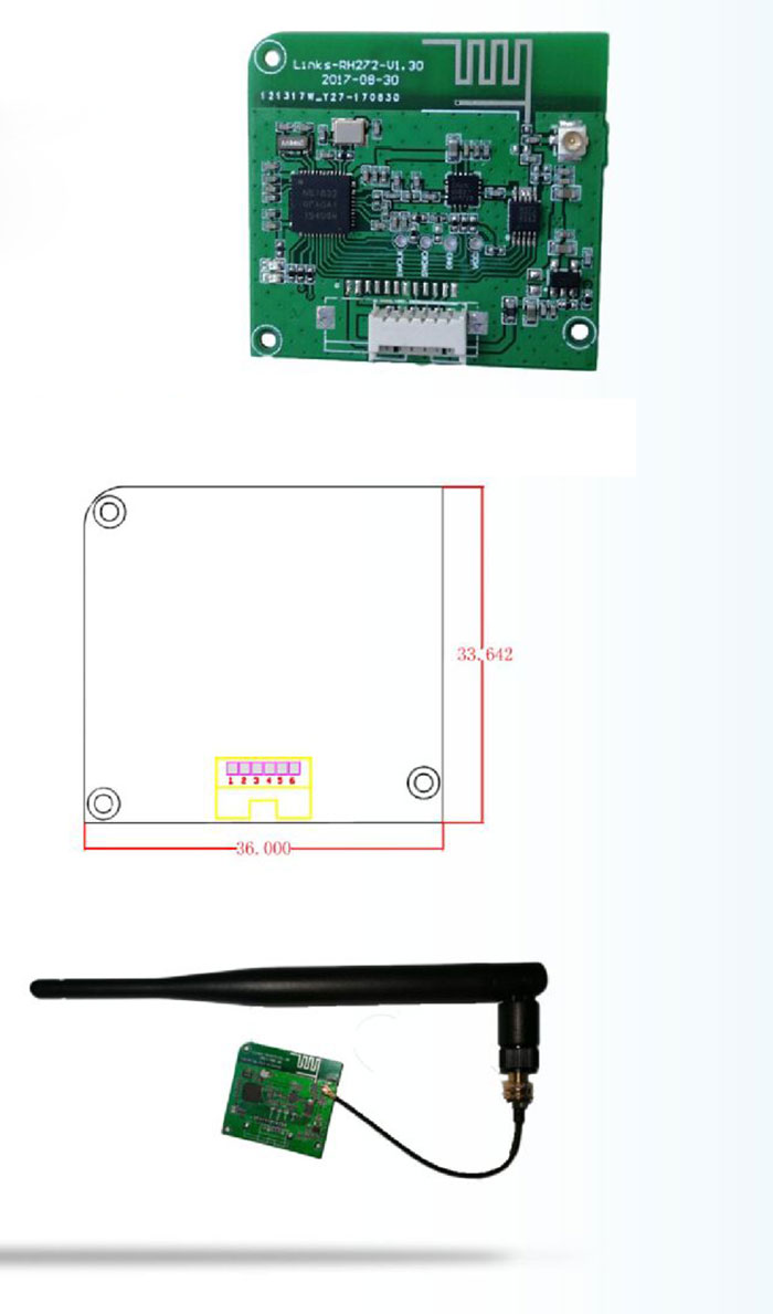 Aktívny modul RFID na čítanie a zápis 2,45G aktívne čítanie- zapisovací modul ručný RFID modul