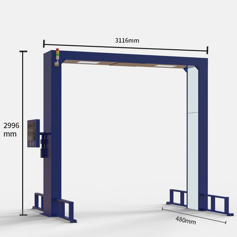 rám portálu kanálových dverí UHF RFID veľké skladové <a href=https://rfid-life.com/product/Asset-inventory-management-UHF-anti-metal-RFID-tags.html target='_blank'>aktíva</a> inventár položky vstup a výstup vedenie záznamov stroj proti krádeži 2