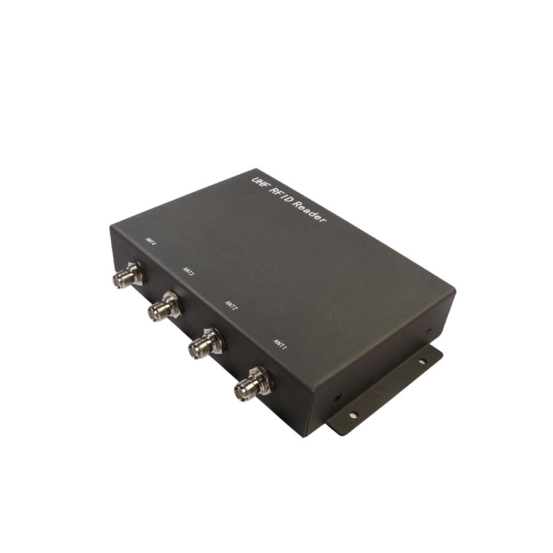 Vysokovýkonná štvorportová priemyselná čítačka UHF RFID48 Protokol Modbus RS485 RS232 TCP 3