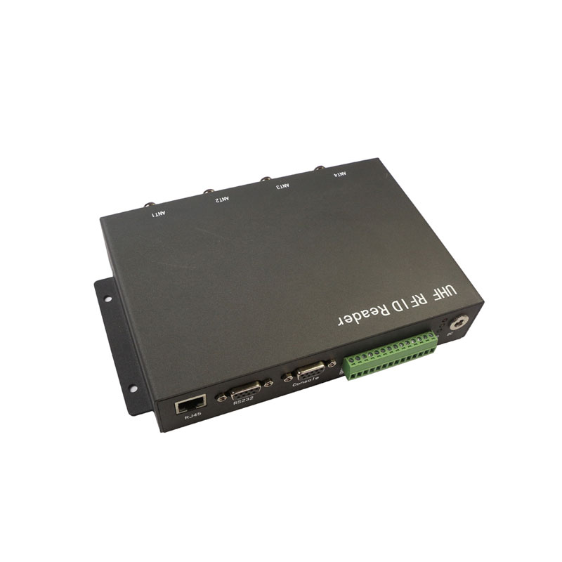 Vysokovýkonná priemyselná čítačka UHF RFID so štyrmi portami Protokol Modbus52 2RS48 TCP