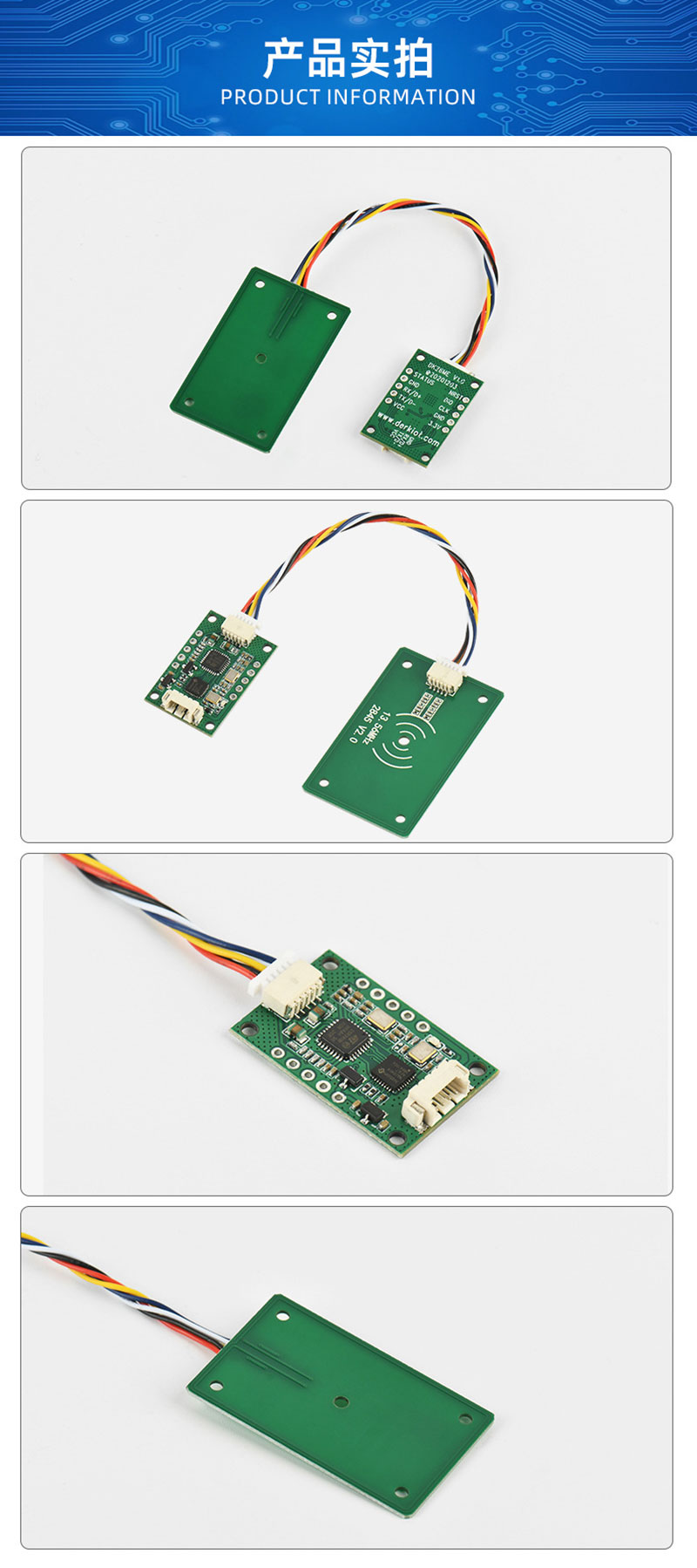 Modul na rozpoznávanie ID kariet s vysokou citlivosťou NFC modul výrobca dodáva čítací indukčný <a href=https://rfid-life.com/RFID-Module.html target='_blank'>Modul RFID</a> IC kariet 2