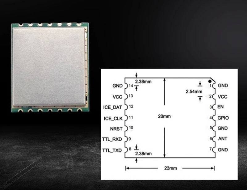 Modul čítačky UHF RFID Bluetooth WiFi rádiofrekvenčná čítačka elektronických značiek TTL rádiofrekvenčný identifikačný modul