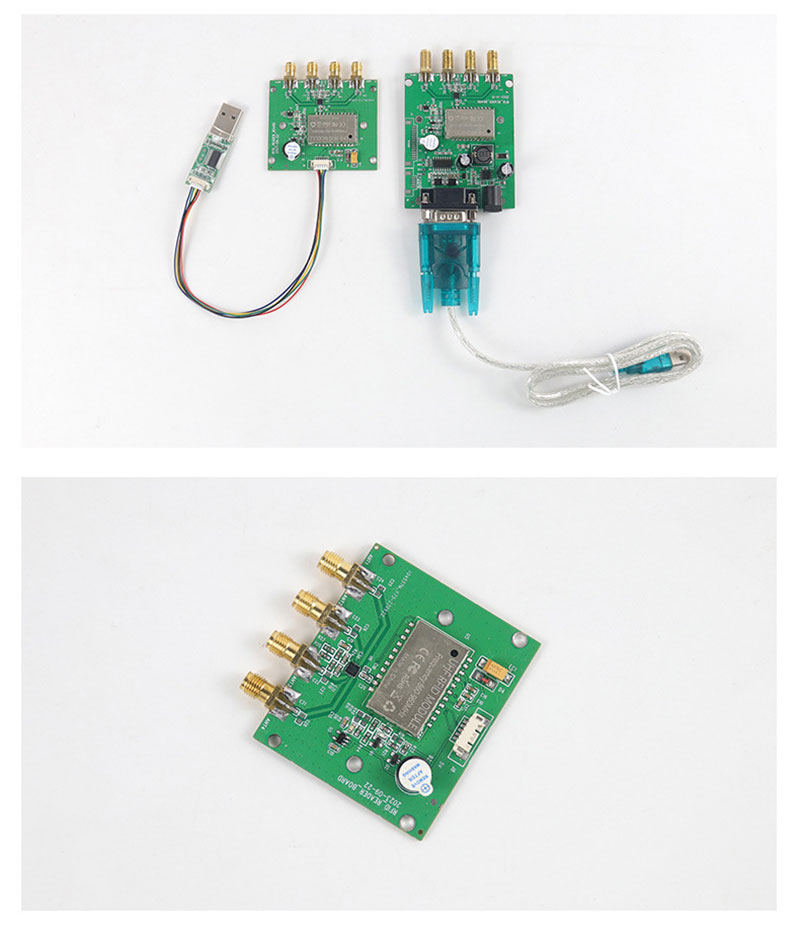 rfid ultra vysokofrekvenčný modul štvorkanálový UHF medzinárodný univerzálny čítací modul rádiofrekvenčnej identifikácie modul so štyrmi anténami 8