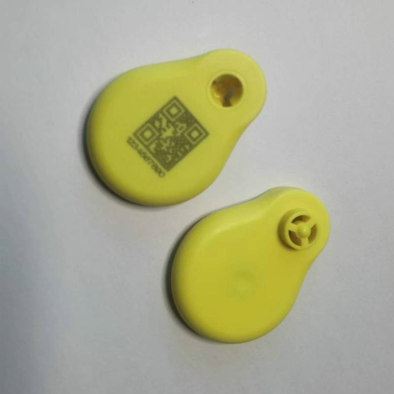 2,4G RFID počítanie krokov dobytka a oviec a meranie teploty ucho štítky, RFID polohovacie počítanie krokov a meranie teploty ušné štítky, 2,4G RFID aktívna karta ušné štítky na chov zvierat 5