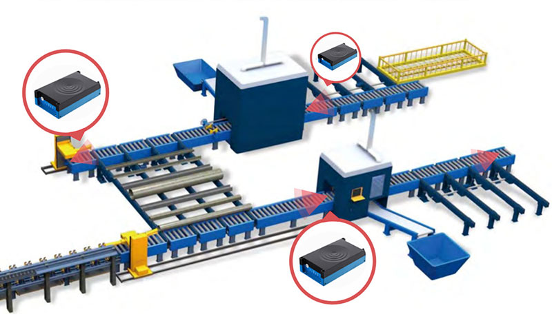 Pohyb vozidla AGV riadiaci RFID senzor 15693 vysokofrekvenčná čítačka štítkov a zapisovač RF kódov 5