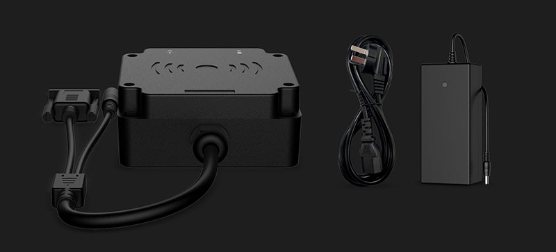 RFID UHF MQTT Profinet priemyselná čítačka UHF kariet RJ45 0-36V 2 metre IP65 3
